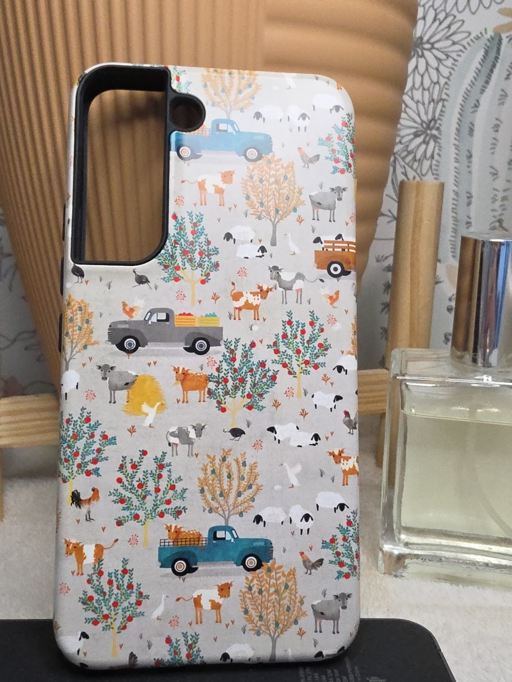 Samsung Galaxy S22 STRINGBERRY Farm Animals & Vintage Trucks Phone Case